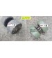 Bánh PU xe nâng điện đứng lái Clark Hàn Quốc CRX10-13-14-15-18-20-25FL